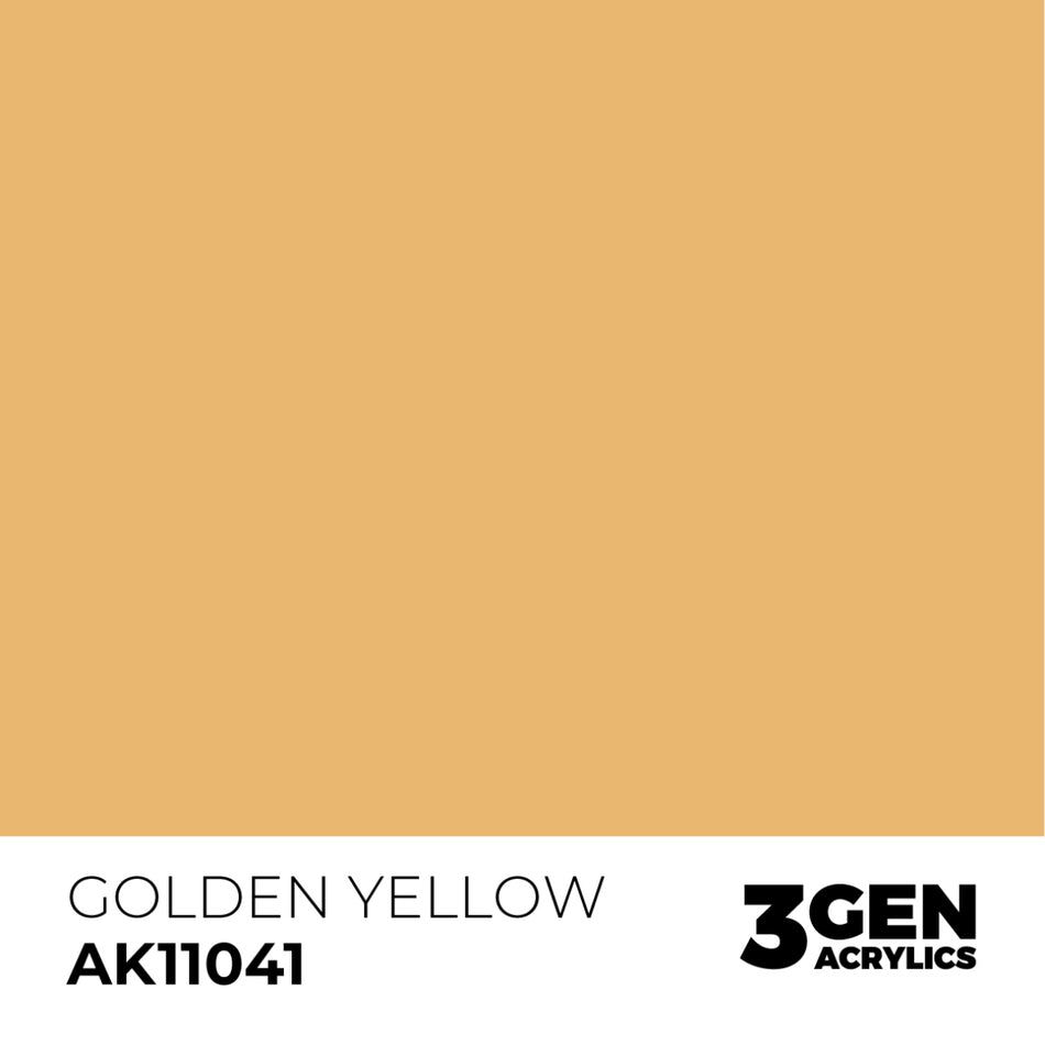 AK Interactive 3GEN - AK11041 GOLDEN YELLOW – STANDARD