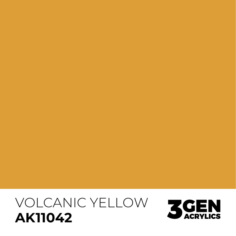 AK Interactive 3GEN - AK11042 VOLCANIC YELLOW – STANDARD