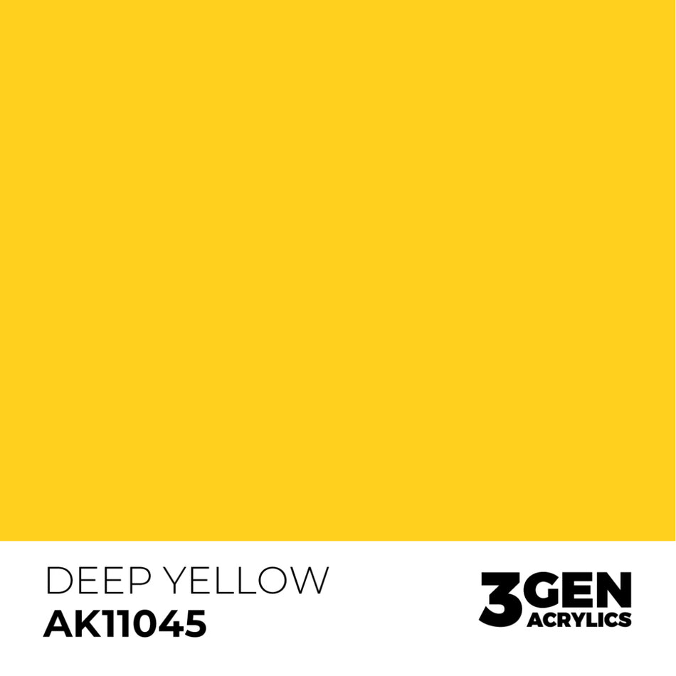 AK Interactive 3GEN - AK11045 DEEP YELLOW – INTENSE