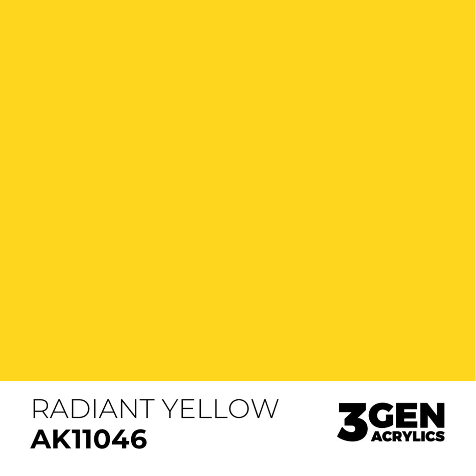 AK Interactive 3GEN - AK11046 RADIANT YELLOW – STANDARD