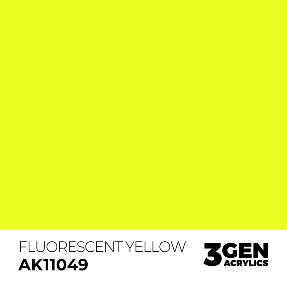 AK Interactive 3GEN - AK11049 FLUORESCENT YELLOW – STANDARD