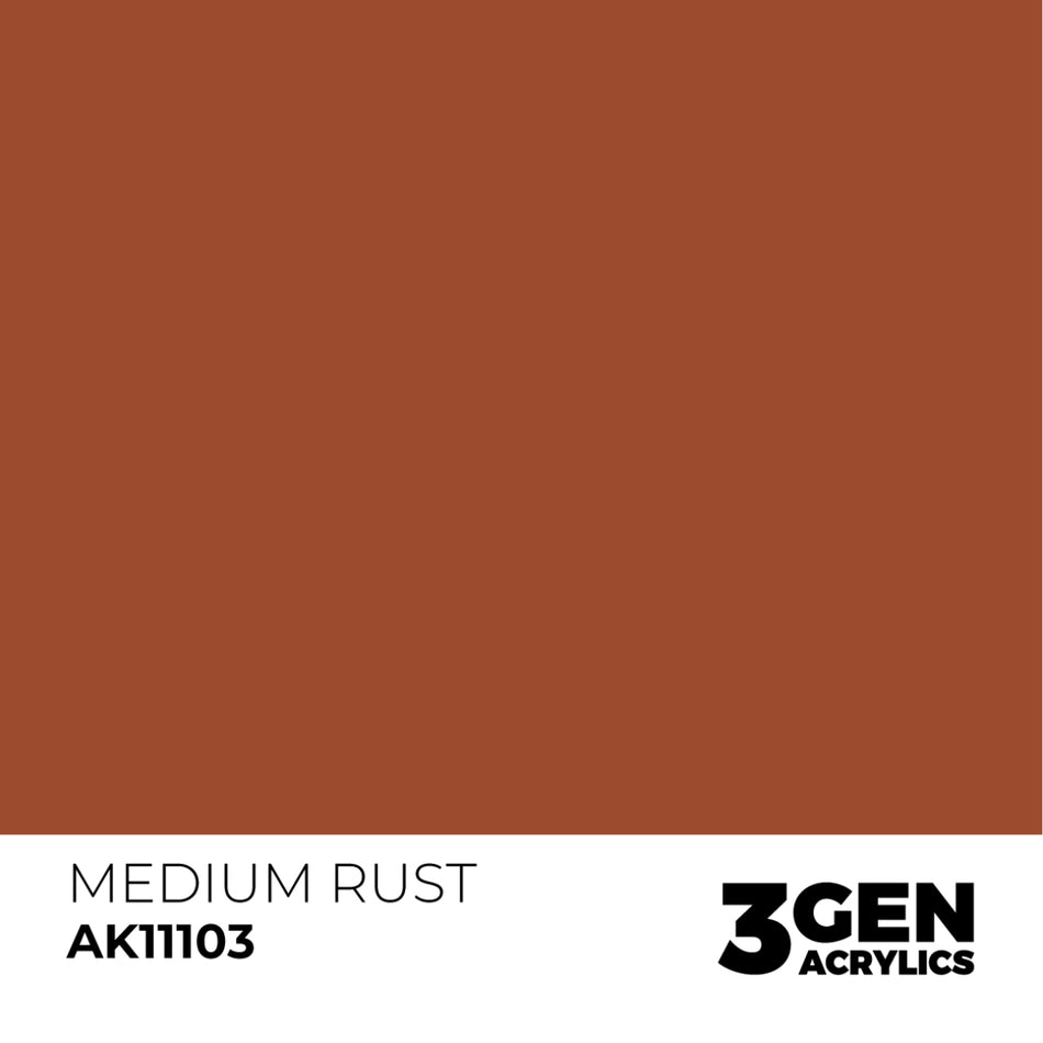 AK Interactive 3GEN - AK11103 MEDIUM RUST – STANDARD