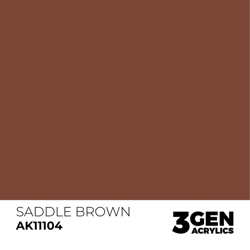 AK Interactive 3GEN - AK11104 SADDLE BROWN – STANDARD