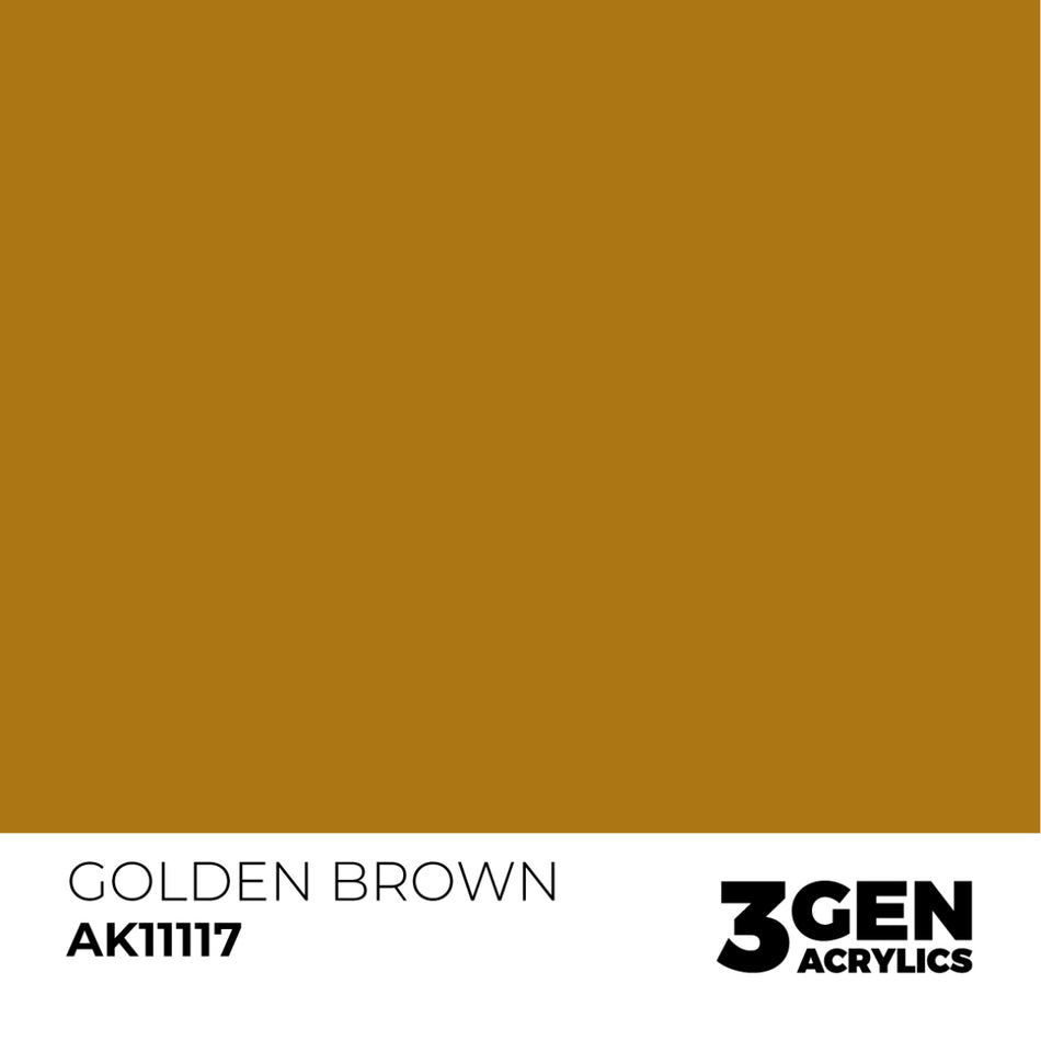 AK Interactive 3GEN - AK11117 GOLDEN BROWN – STANDARD