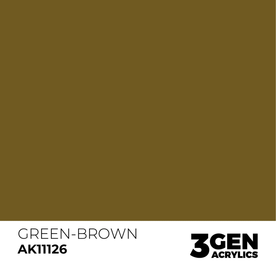AK Interactive 3GEN - AK11126 GREEN-BROWN – STANDARD
