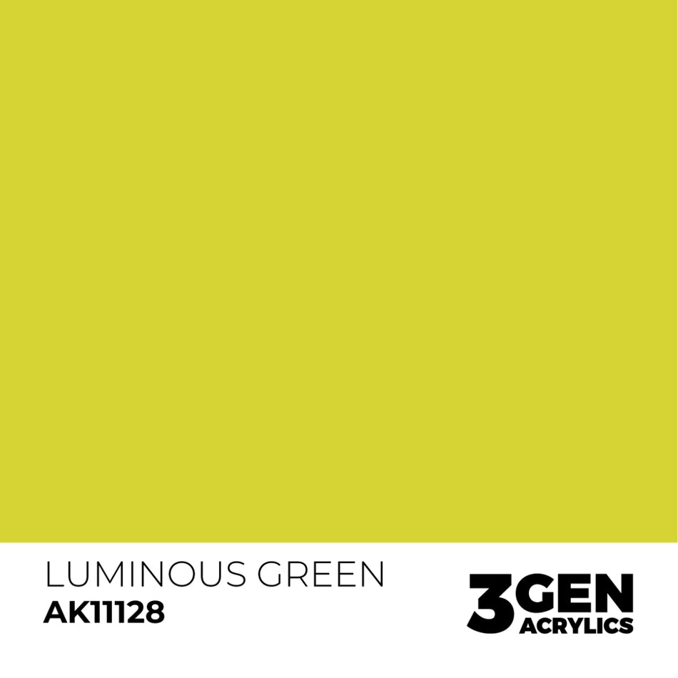 AK Interactive 3GEN - AK11128 LUMINOUS GREEN – STANDARD