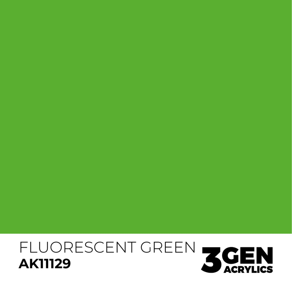 AK Interactive 3GEN - AK11129 FLUORESCENT GREEN – STANDARD