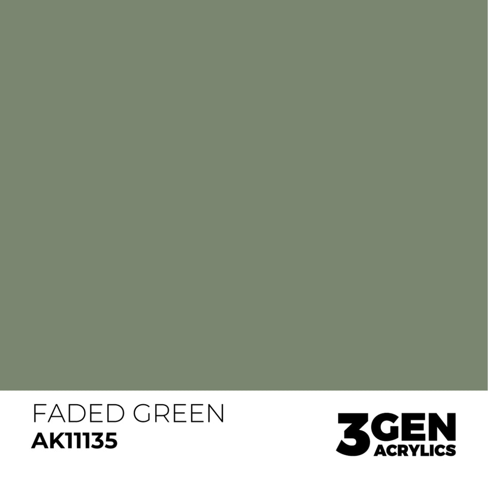 AK Interactive 3GEN - AK11135 FADED GREEN – STANDARD
