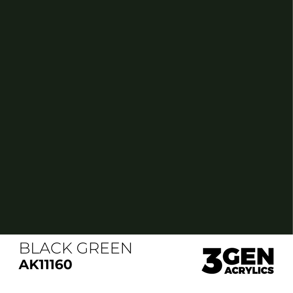 AK Interactive 3GEN - AK11160 BLACK GREEN – STANDARD