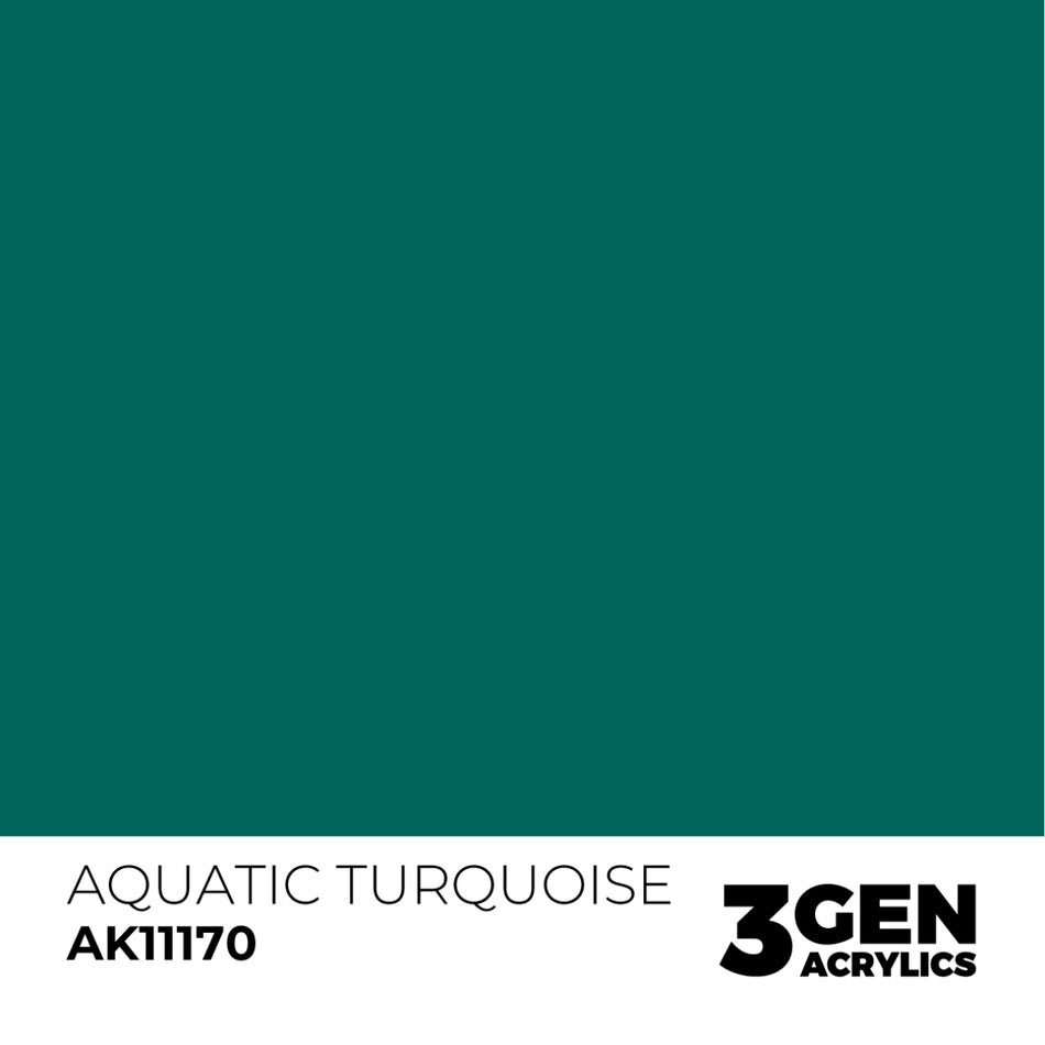 AK Interactive 3GEN - AK11170 AQUATIC TURQUOISE – STANDARD