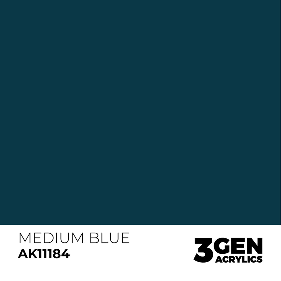 AK Interactive 3GEN - AK11184 MEDIUM BLUE – STANDARD