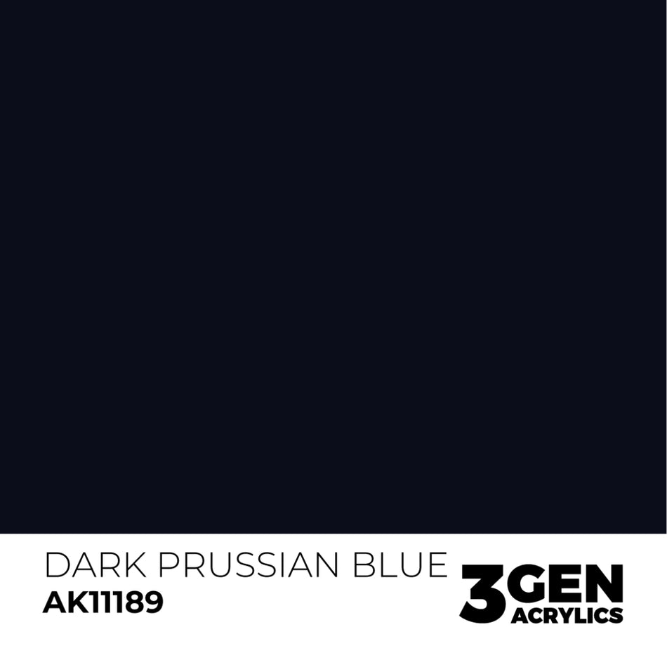 AK Interactive 3GEN - AK11189 DARK PRUSSIAN BLUE – STANDARD