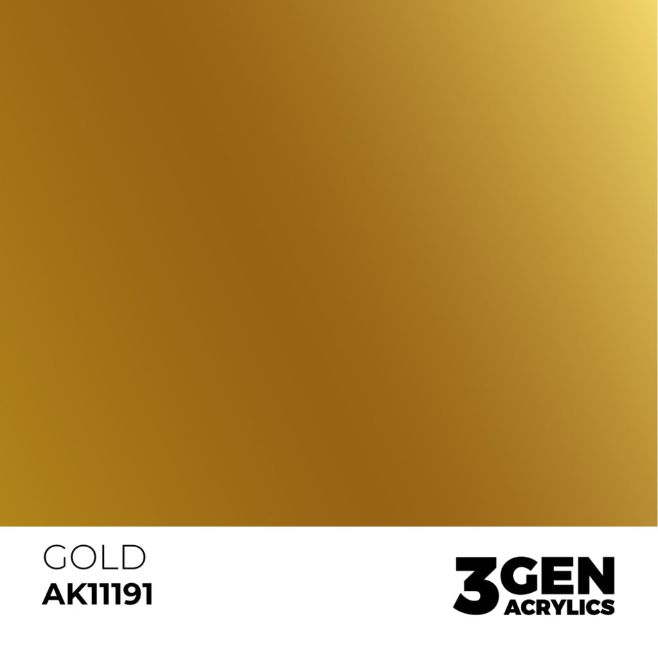 AK Interactive 3GEN - AK11191 GOLD – METALLIC