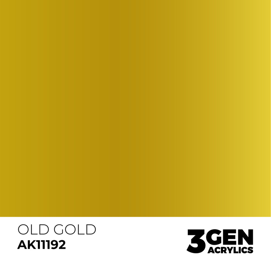 AK Interactive 3GEN - AK11192 OLD GOLD – METALLIC