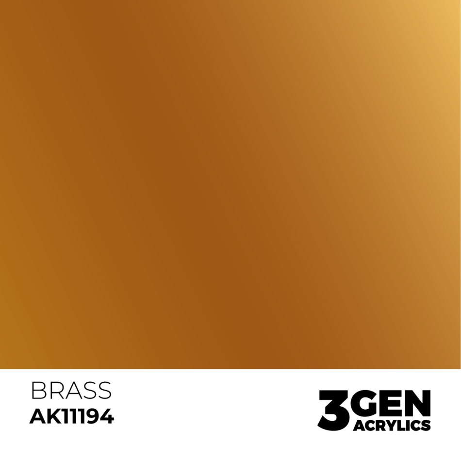 AK Interactive 3GEN - AK11194 BRASS – METALLIC