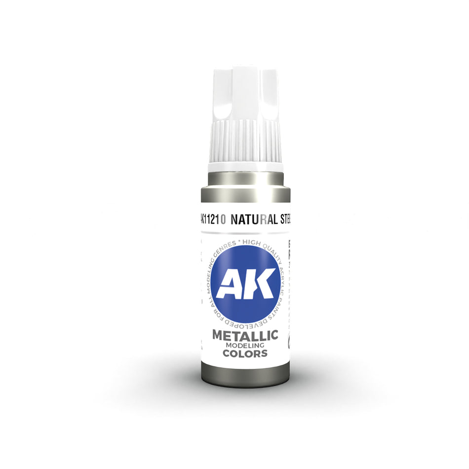 AK Interactive 3GEN - AK11210 NATURAL STEEL – METALLIC
