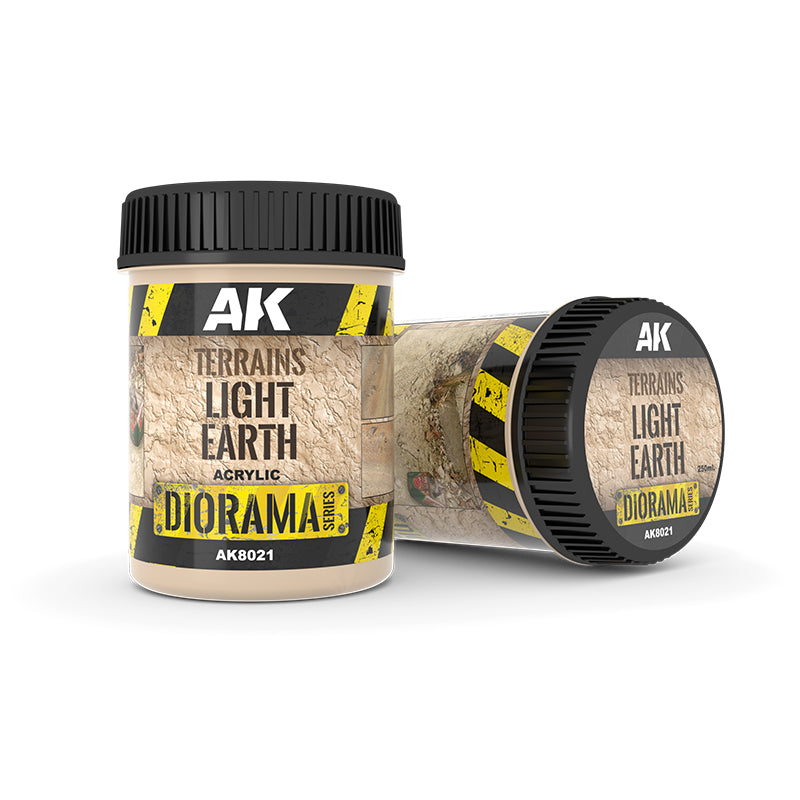 AK Interactive Terrains Light Earth - 250ml (Acrylic)