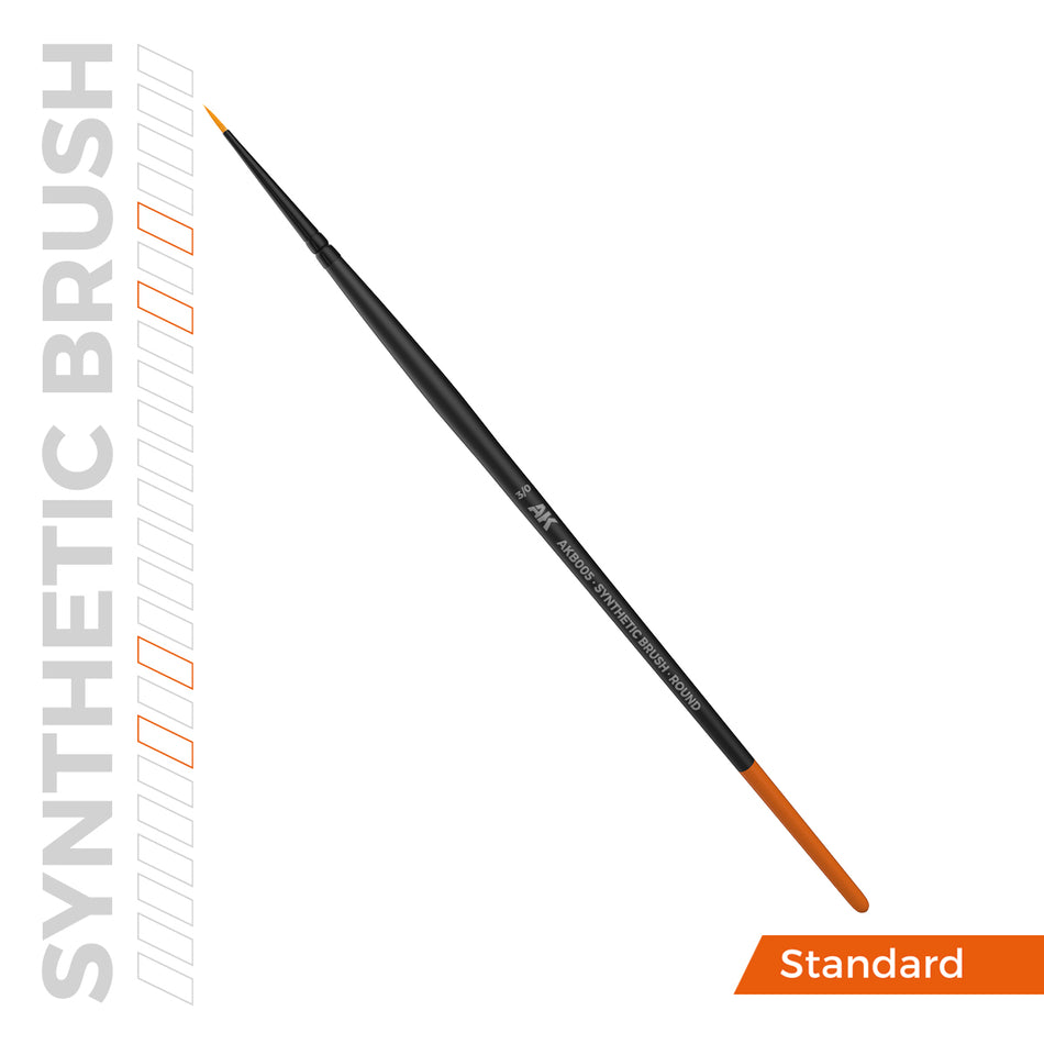 AK Interactive Synthetic Brush - Round 3/0