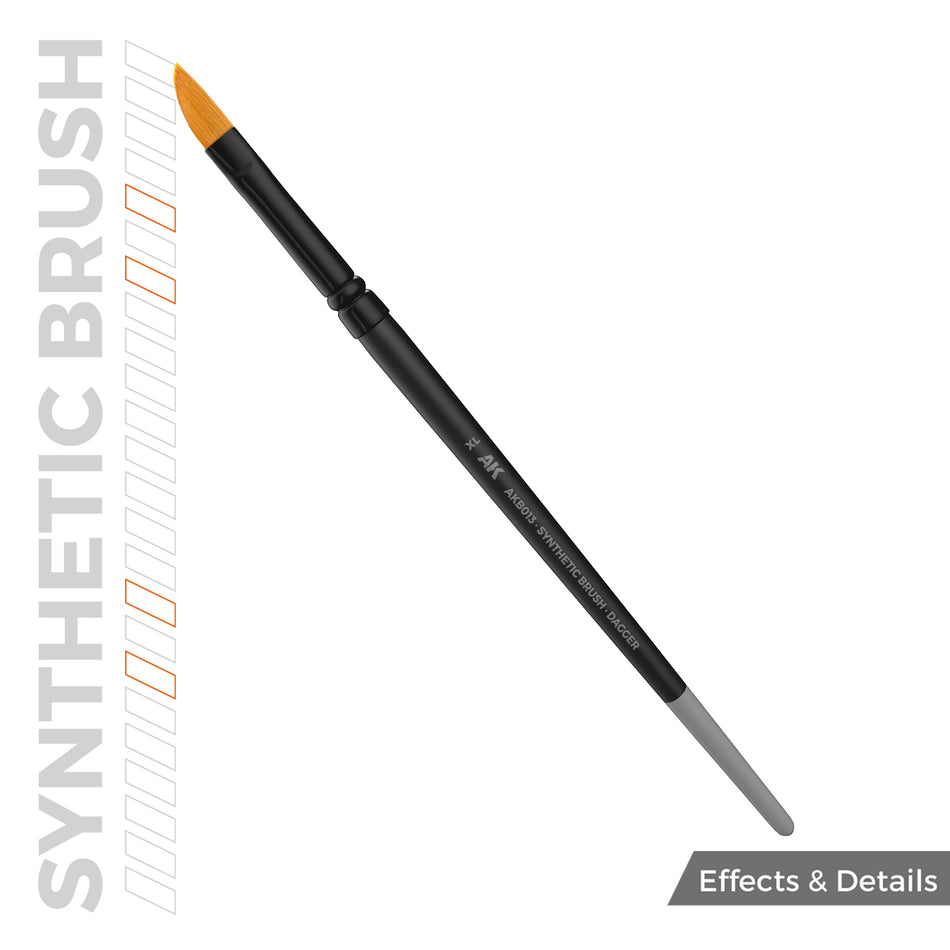 AK Interactive Synthetic Brush - Dagger XL