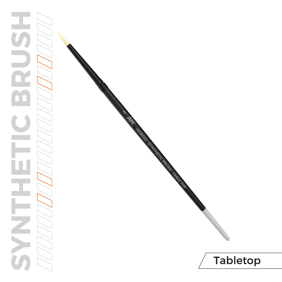 AK Interactive Synthetic Tabletop Brush - 2