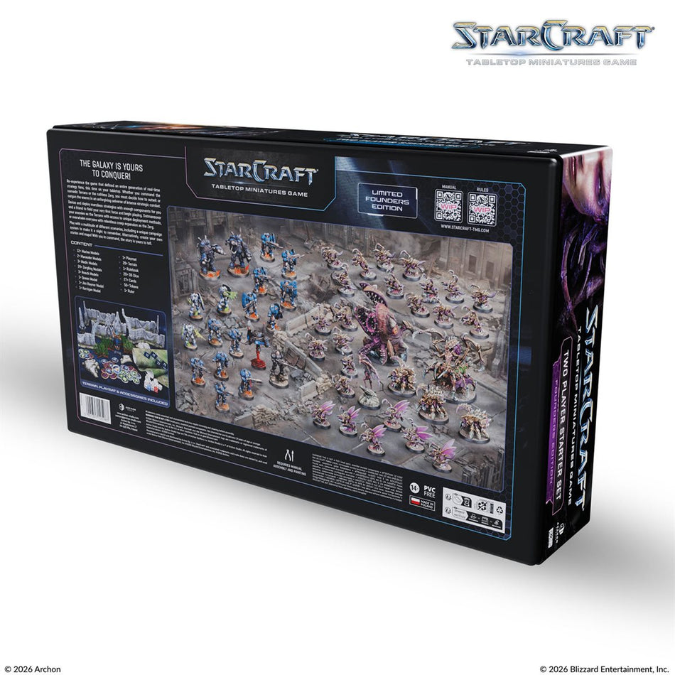 Starcraft: The Miniatures Game: Wave 1: Two Player Starter Set - Founders Edition (Pre-Order May 2026)