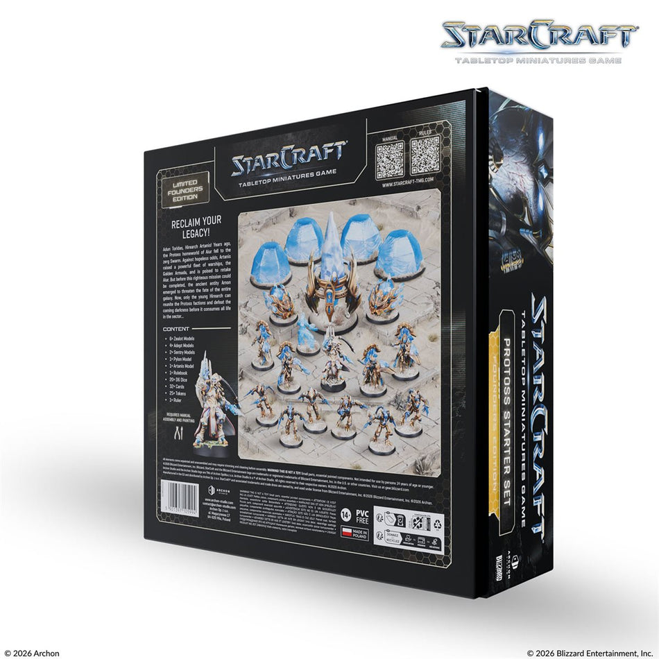 Starcraft: The Miniatures Game: Wave 1: Protoss: Starter Set - Founders Edition (Pre-Order May 2026)