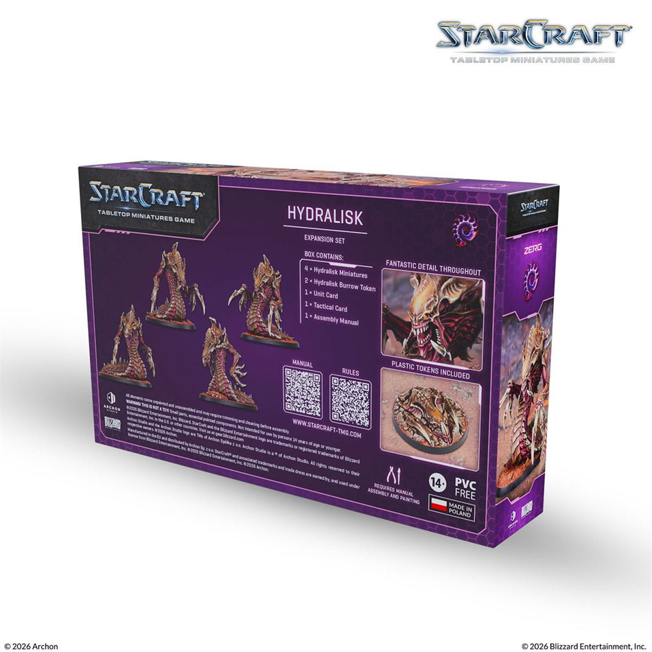 Starcraft: The Miniatures Game: Wave 1: Zerg: Hydralisk Expansion Set (Pre-Order May 2026)