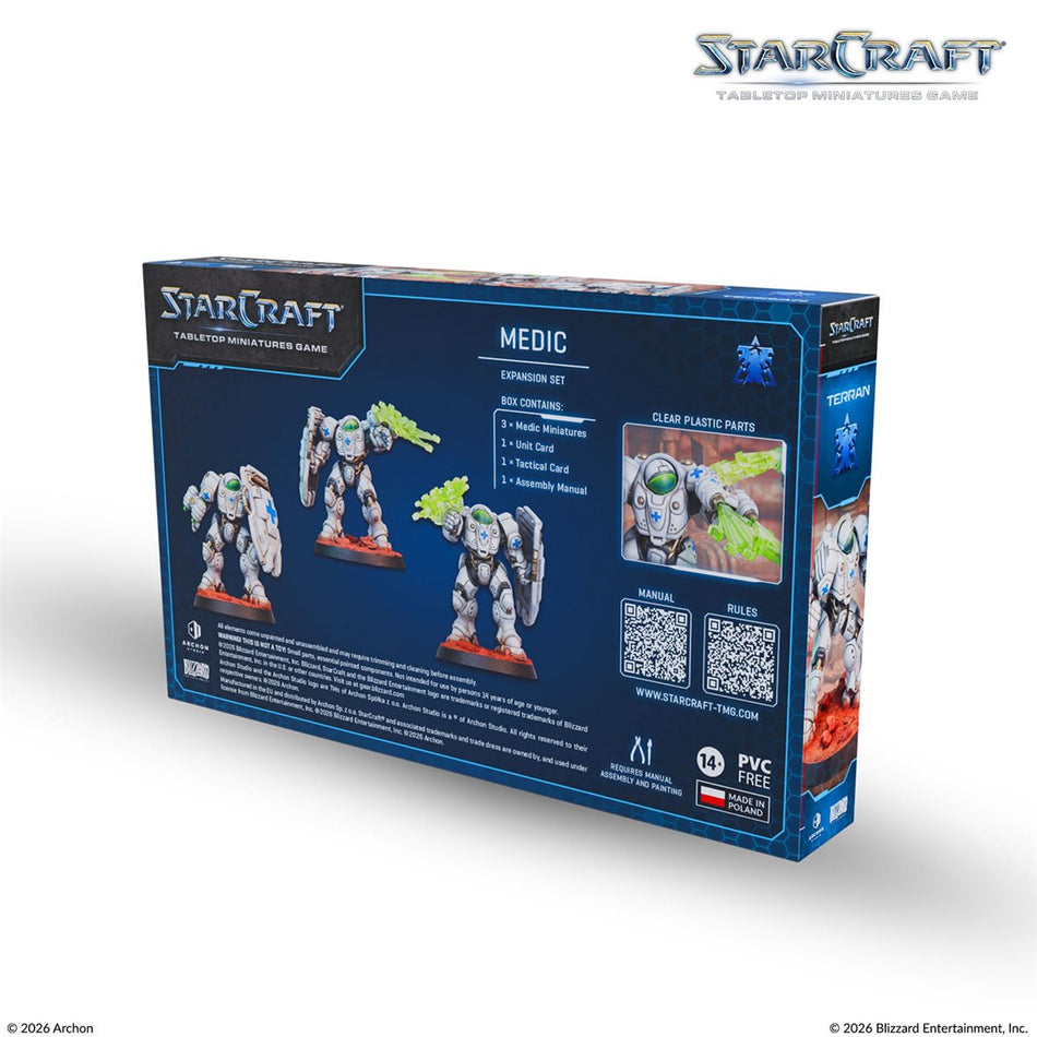Starcraft: The Miniatures Game: Wave 1: Terran: Medic Expansion Set (Pre-Order May 2026)