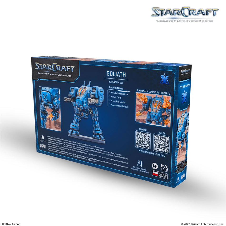Starcraft: The Miniatures Game: Wave 1: Terran: Goliath Expansion Set (Pre-Order May 2026)