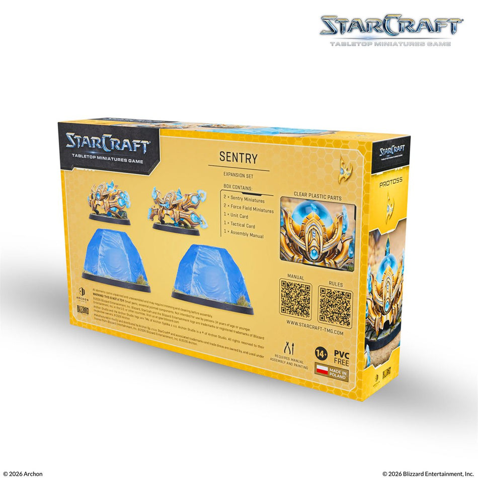 Starcraft: The Miniatures Game: Wave 1: Protoss: Sentry Expansion Set (Pre-Order May 2026)
