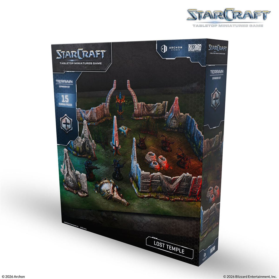 Starcraft: The Miniatures Game: Wave 1: Lost Temple - Terrain Expansion Set (Pre-Order May 2026)