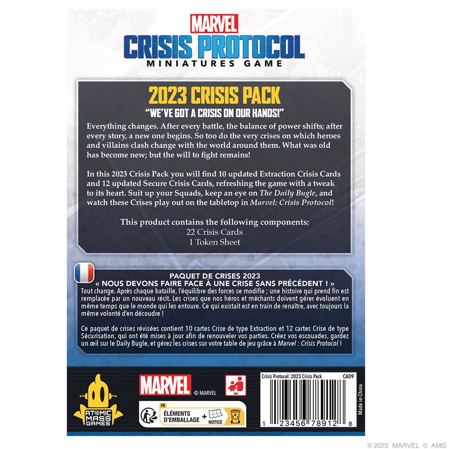 Marvel: Crisis Protocol: Crisis Card Pack 2023