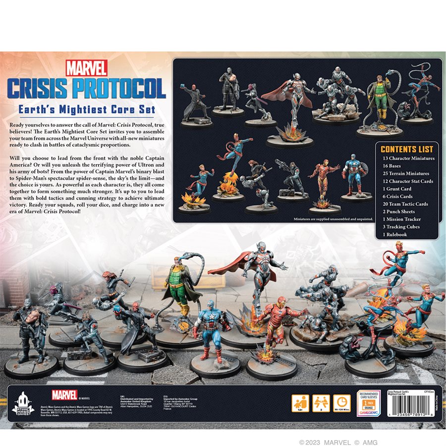 Marvel: Crisis Protocol - Earth's Mightiest - Core Set
