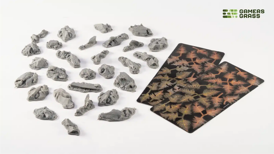 Gamers Grass Golden Autumn Glade Basing Box