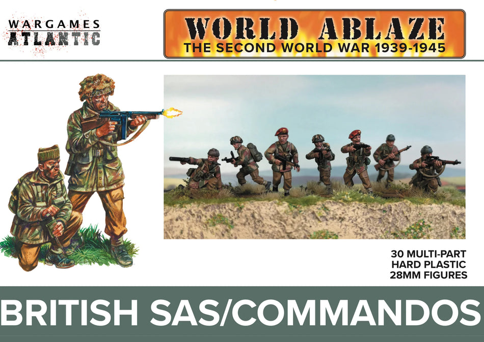 British SAS/Commandos Plastic Miniatures