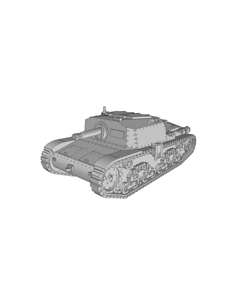 Italian Semovente SPG 75/18