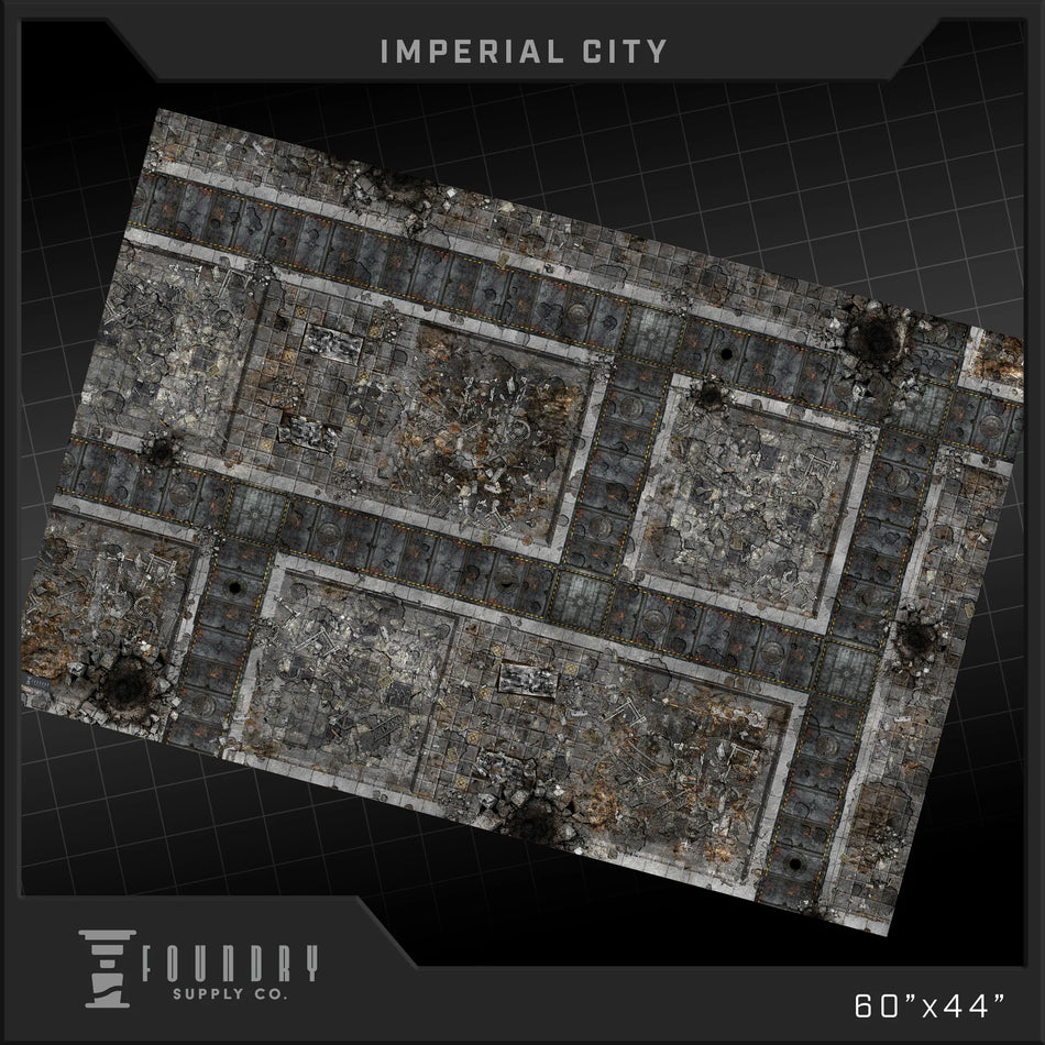 Game Mat "Imperial City" neoprene 44" x 60" (Pre-Order July 2026)