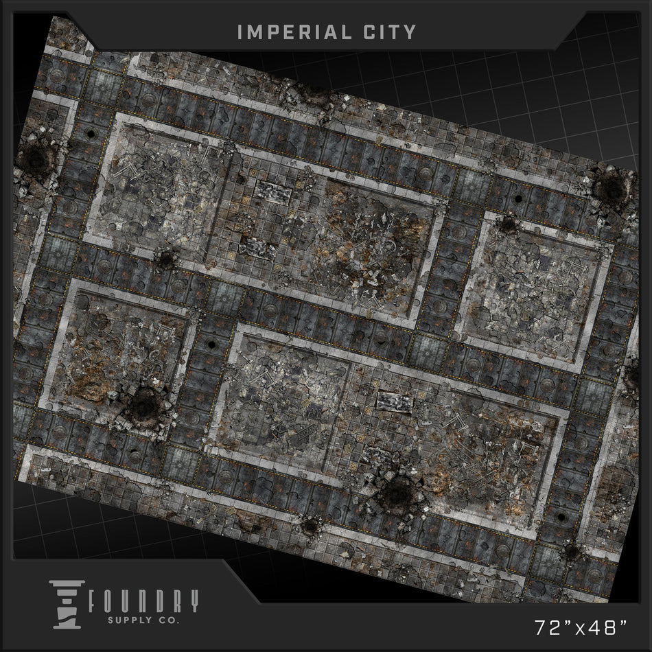 Game Mat "Imperial City" neoprene 48" x 72" (Pre-Order July 2026)