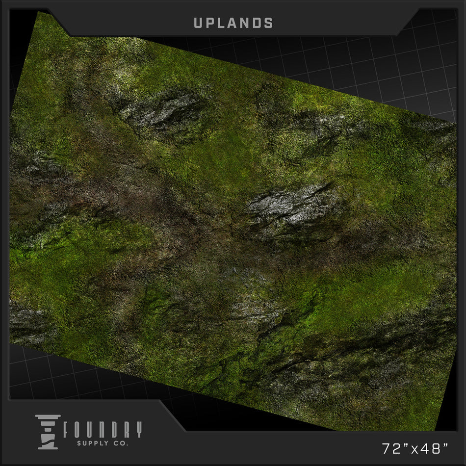 Game Mat "Uplands" neoprene 48" x 72" (Pre-Order July 2026)