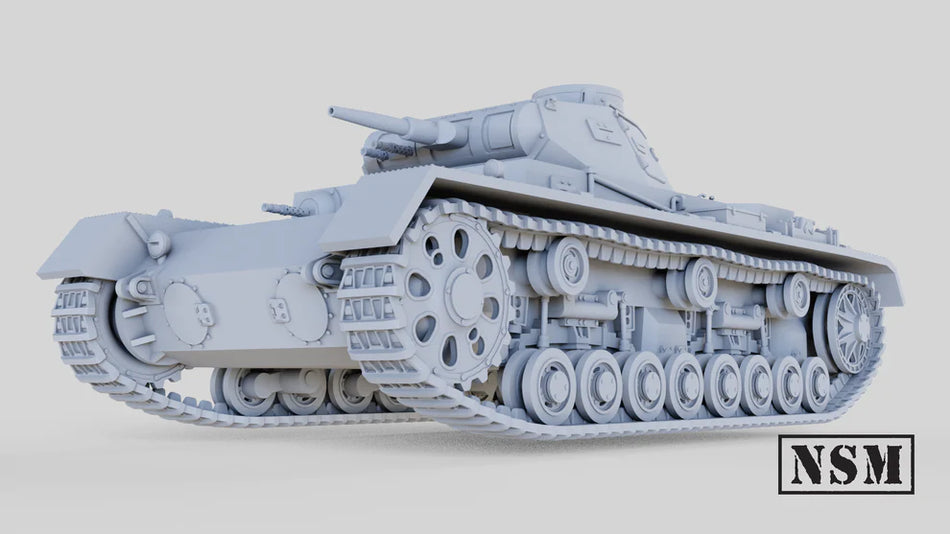 German Panzer III B