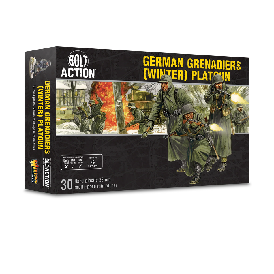 Bolt Action Germans Grenadiers (Winter) Platoon