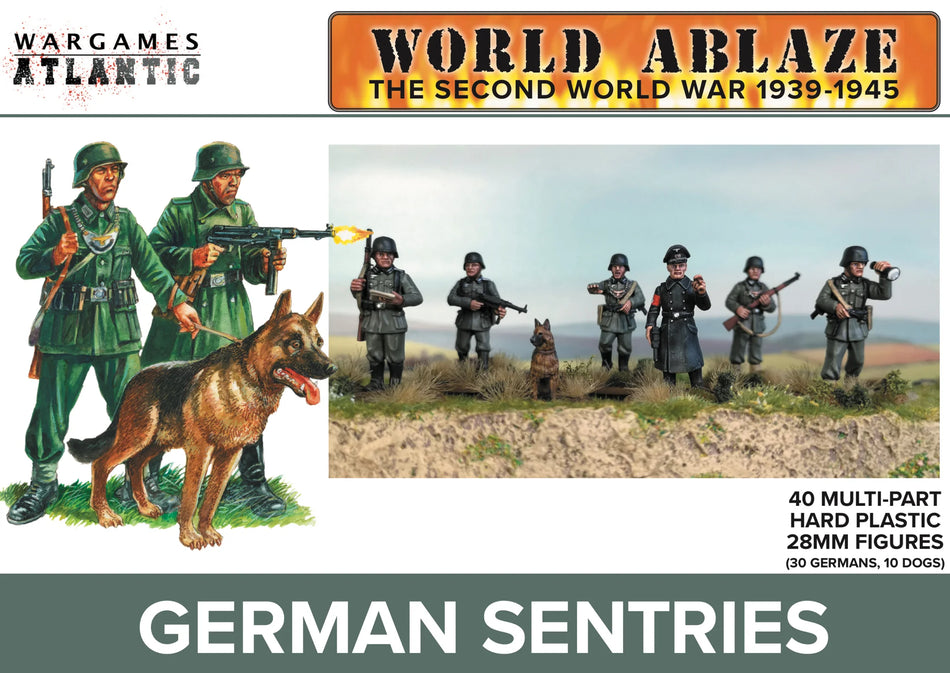 German Sentries Plastic Miniatures