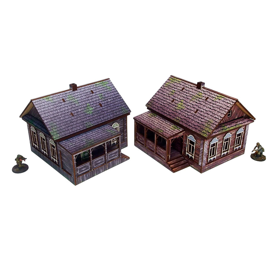 Pre-Painted WW2 Ostfront Village Doma