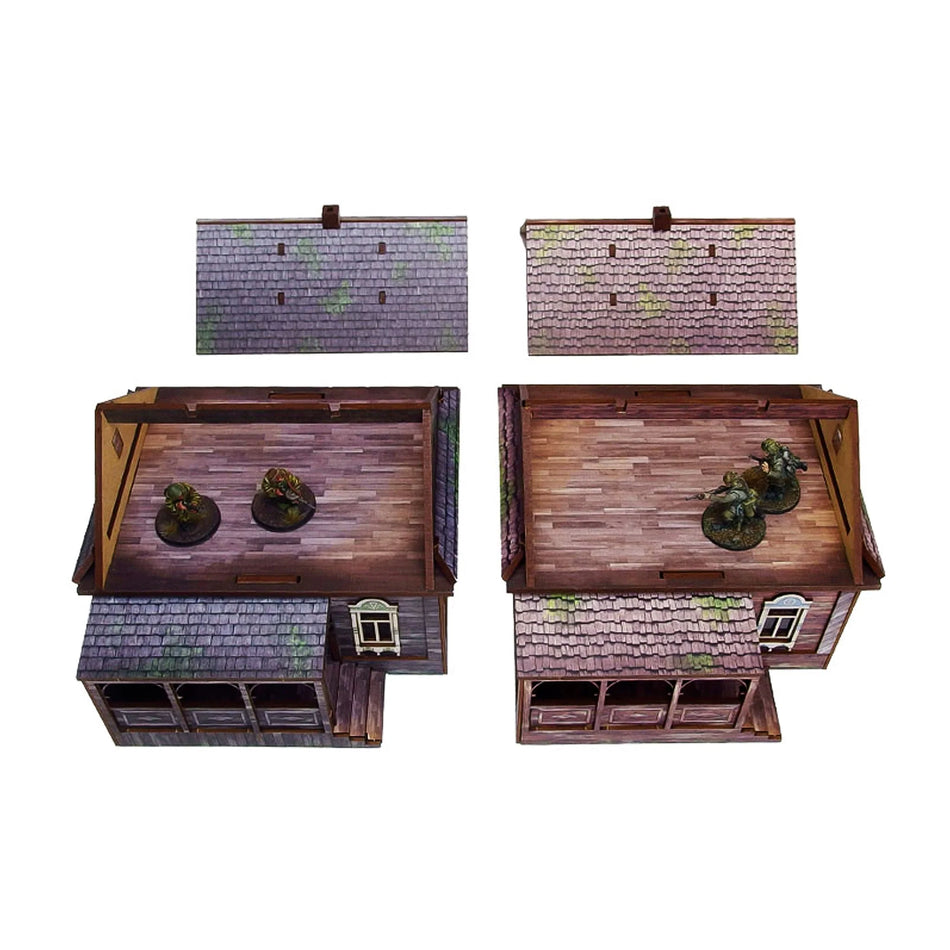 Pre-Painted WW2 Ostfront Village Doma