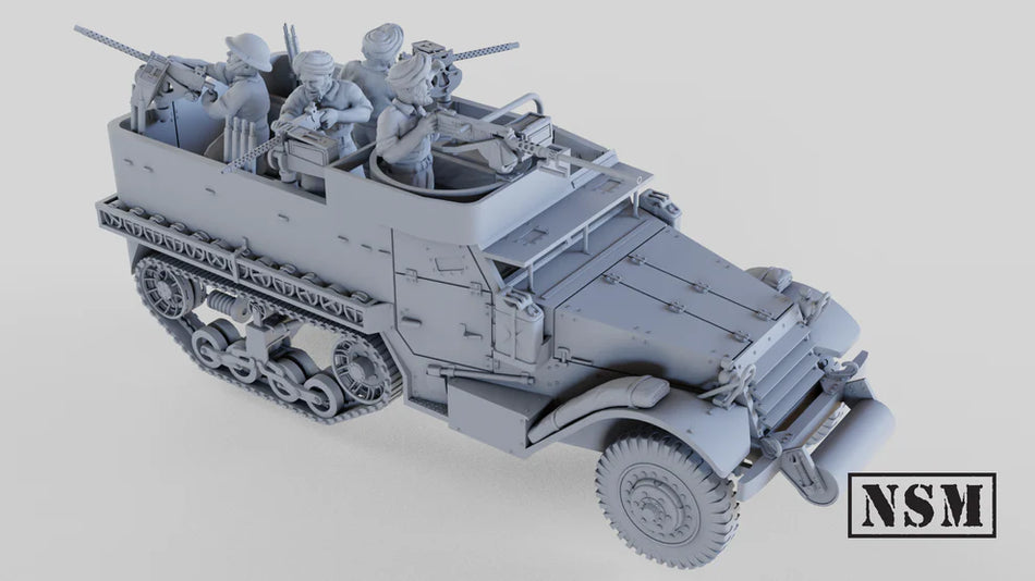 British 8th Army M5A1 Halftrack