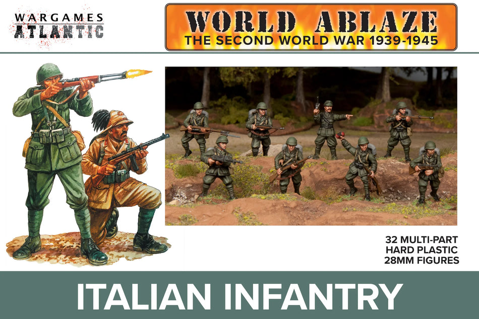 Italian Infantry Plastic Miniatures