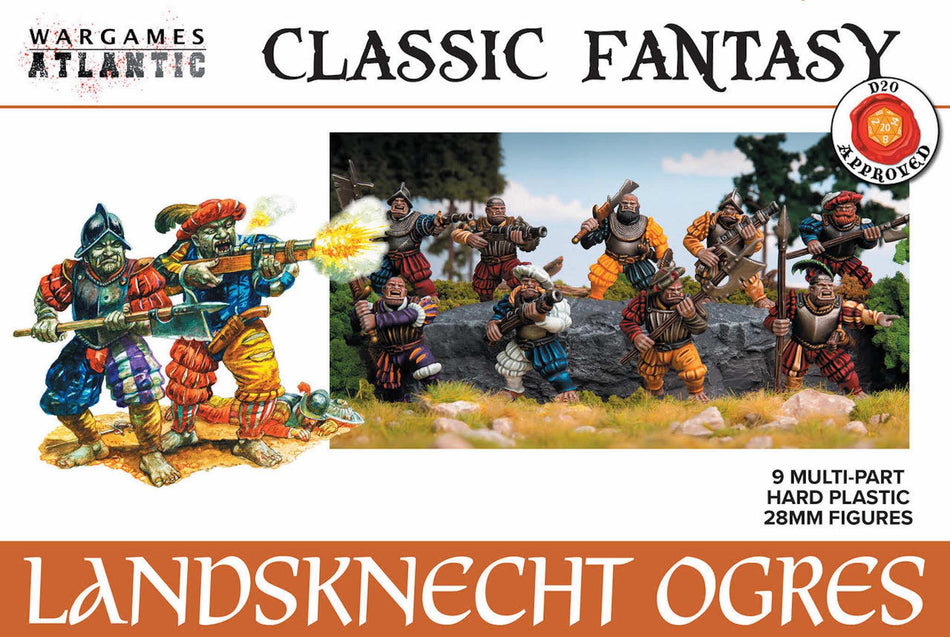 Landsknecht Ogres Plastic Miniatures