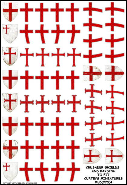 Templars Medieval Barding and Shield Transfers