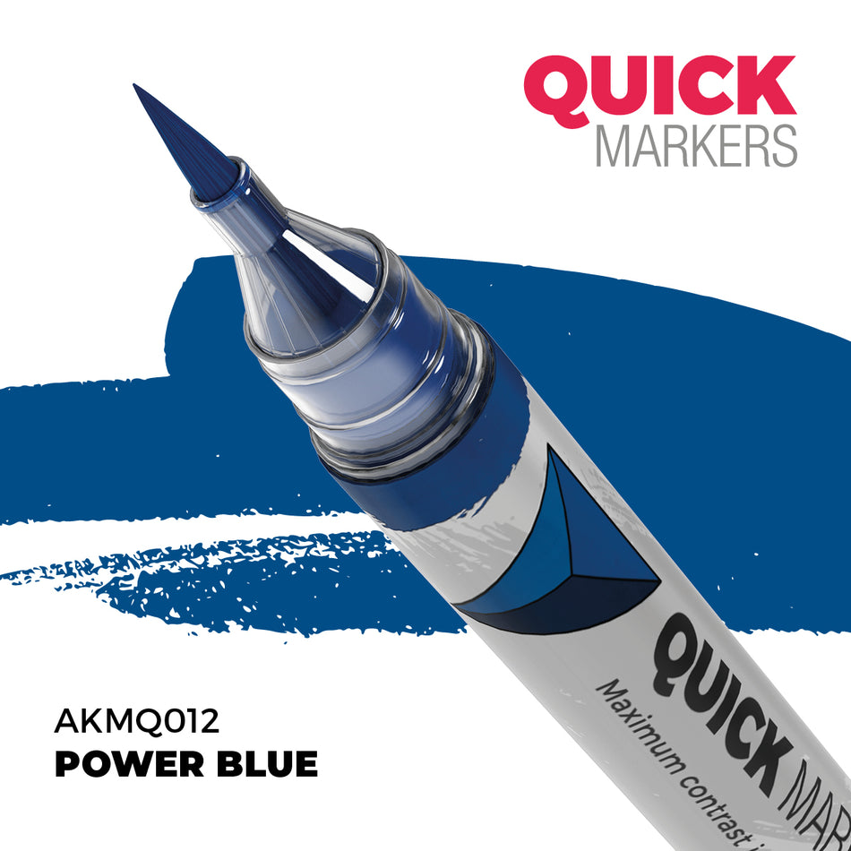 AK Interactive Power Blue - Quick Marker
