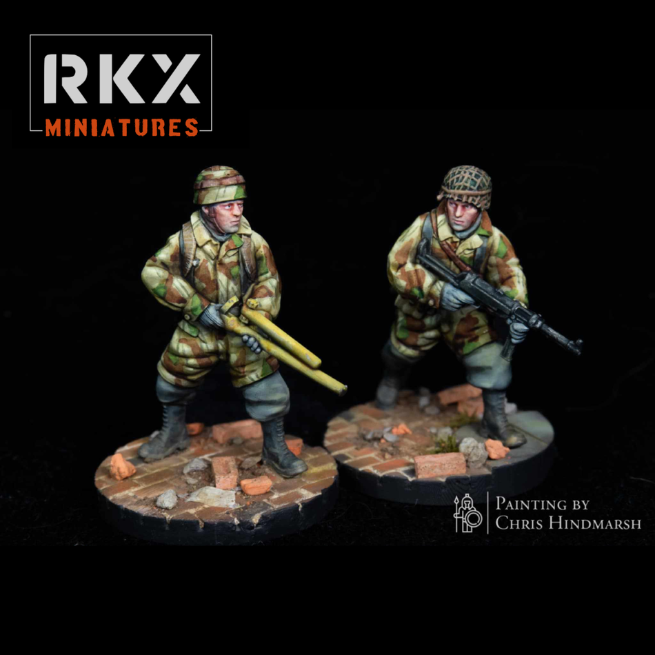 German Fallschirmjäger Flamethrower Team